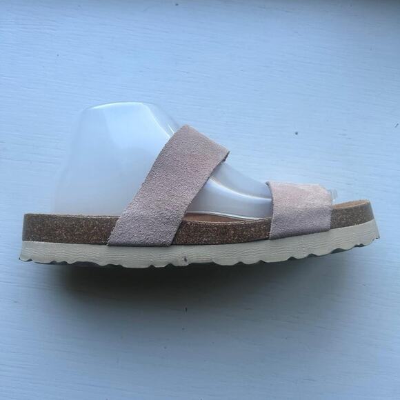 Grey Biostep Boston sandals Leather Size 9 Tan comfy lightweight - Picture 4 of 6
